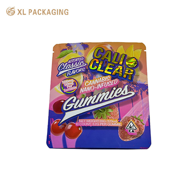 Sac à fermeture à glissière Mylar ré-fermable étanche à l' odeur emballage de fermeture à glissière