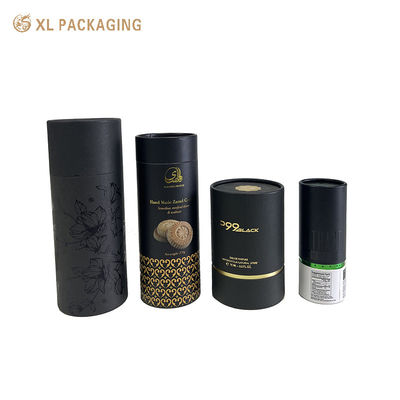Taille personnalisée boîte en papier cylindrique de sécurité alimentaire pour emballage de biscuits