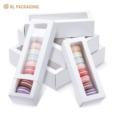 Boîte de tiroir Kraft personnalisée avec fenêtre. Boîte cadeau pour chocolat