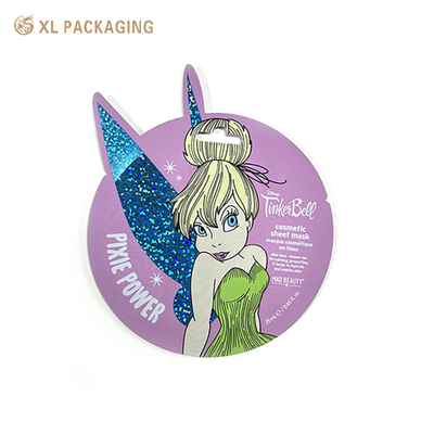 Sacs Mylar à découpe personnalisée emballage de produits comestibles sacs en fermeture à glissière en forme spéciale pour gommes