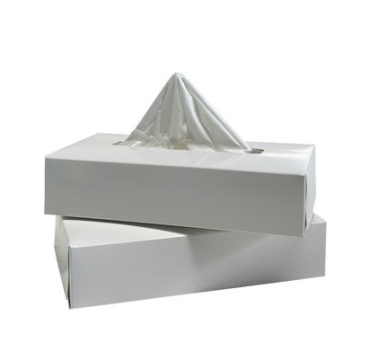 Boîte en papier imprimée sur mesure pour tissus faciaux avec pâte de bois vierge et forte absorption d'eau