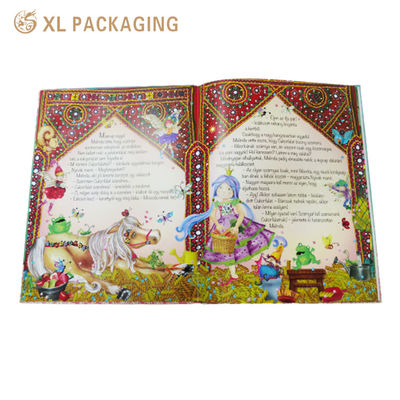 Livre d'images personnalisé pour enfants à couverture rigide avec reliure cousue à plat et impression personnalisée sur papier d'art mat