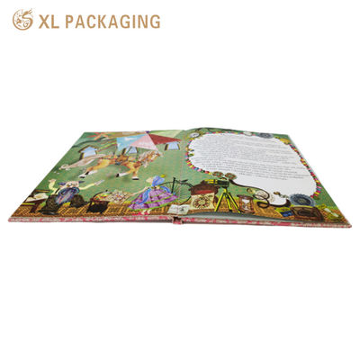 Illustrations en couleur personnalisées Livre d'histoires pour enfants avec couverture douce et papier durable pour l'éducation précoce