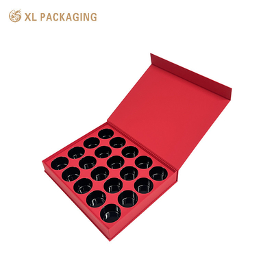 Boîte cadeau en carton papier en carton magnétique en pot de miel avec conception pliable et finition par stratification