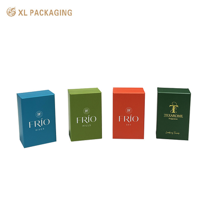 Boîte cadeau dure de luxe haut de gamme avec EVA Pour 100ml 50ml 30ml Impression pleine couleur Art papier carte