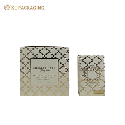Boîte cosmétique pliante personnalisée 350 g/m² pour crème de soin de la peau
