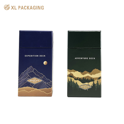 Logo personnalisé papier d'estampage bougie de parfum emballage porte-nids boîte cadeau avec fermeture diagonale
