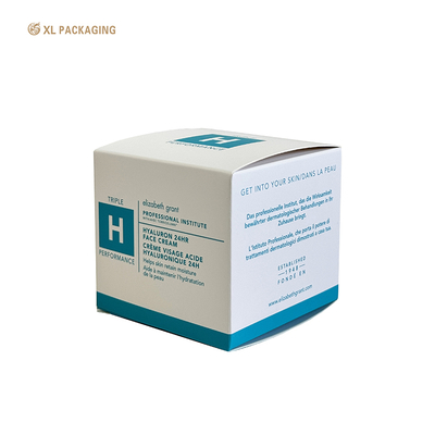XL Emballage Imprimé Cosmétique Carton pliable Fabrication de luxe Carton de papier blanc Emballage de soins de la peau Logo personnalisé Eco-friendly pour les soins de la peau Emballage de cosmétiques