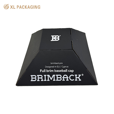 XL Emballage Usine d'emballage personnalisé Boîte d'emballage en carton rigide personnalisée Boîte à chapeau Casquette Baseball Pour Cartwheel Cloche Gentleman Coffret Cadeau Avec Logo