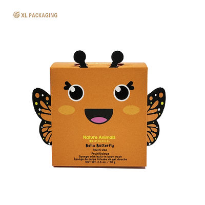 Boîte cadeau en forme d'animal pliable économique avec un matériau sûr pour l'alimentation et un assemblage facile pour les biscuits