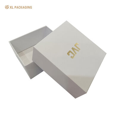 Emballage rigide de qualité supérieure d'Eco de feuille d'or de base de couvercle de boîte-cadeau