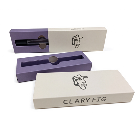 Boîte en papier parfumée à tiroir, boîte cadeau personnalisée non couchée pour emballage de soins de la peau